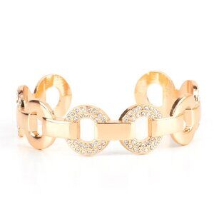 Paparazzi Revolutionary Romantic Gold Cuff Bracelet